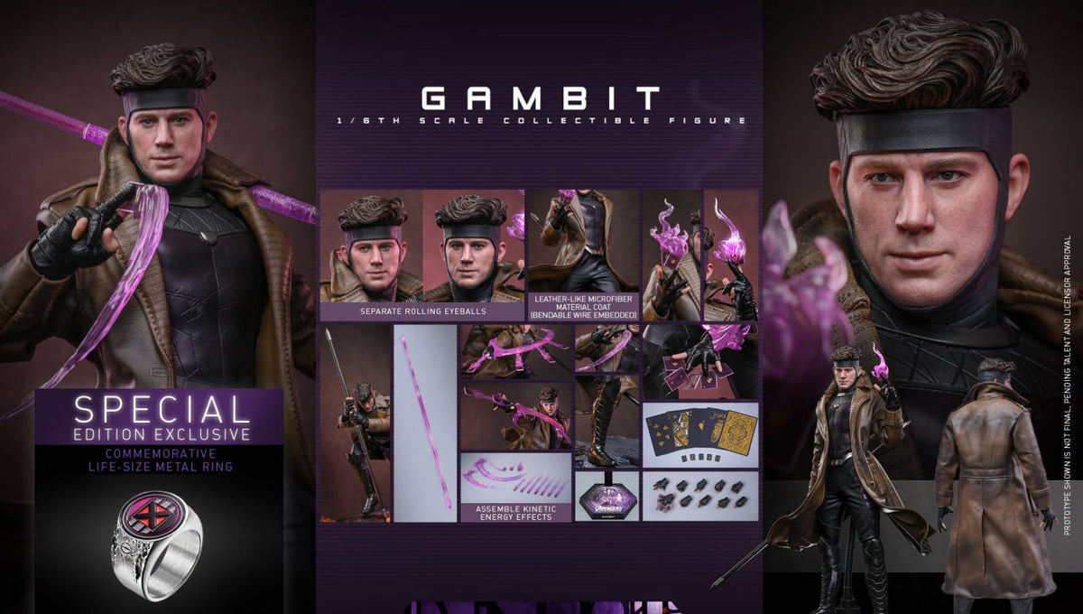 Preorder🔥Hot Toys MMS910B Avengers: Doomsday - 1/6th scale Gambit (Special Edition)