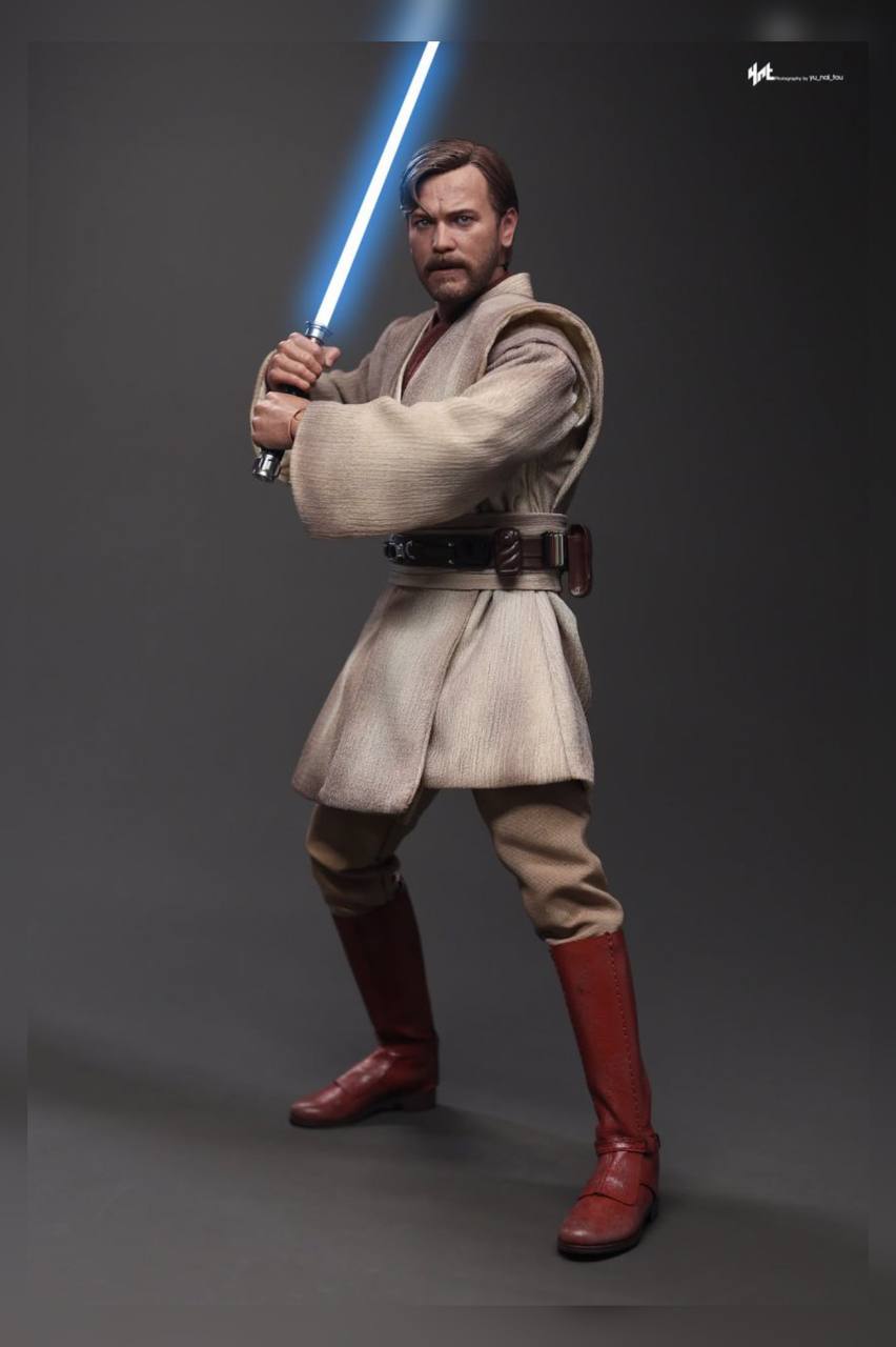 READY🔥Hot Toys MMS843 Star Wars: Revenge Of The Sith - Obi-Wan Kenobi (Mustafar) 1/6th Scale Collectible Figure