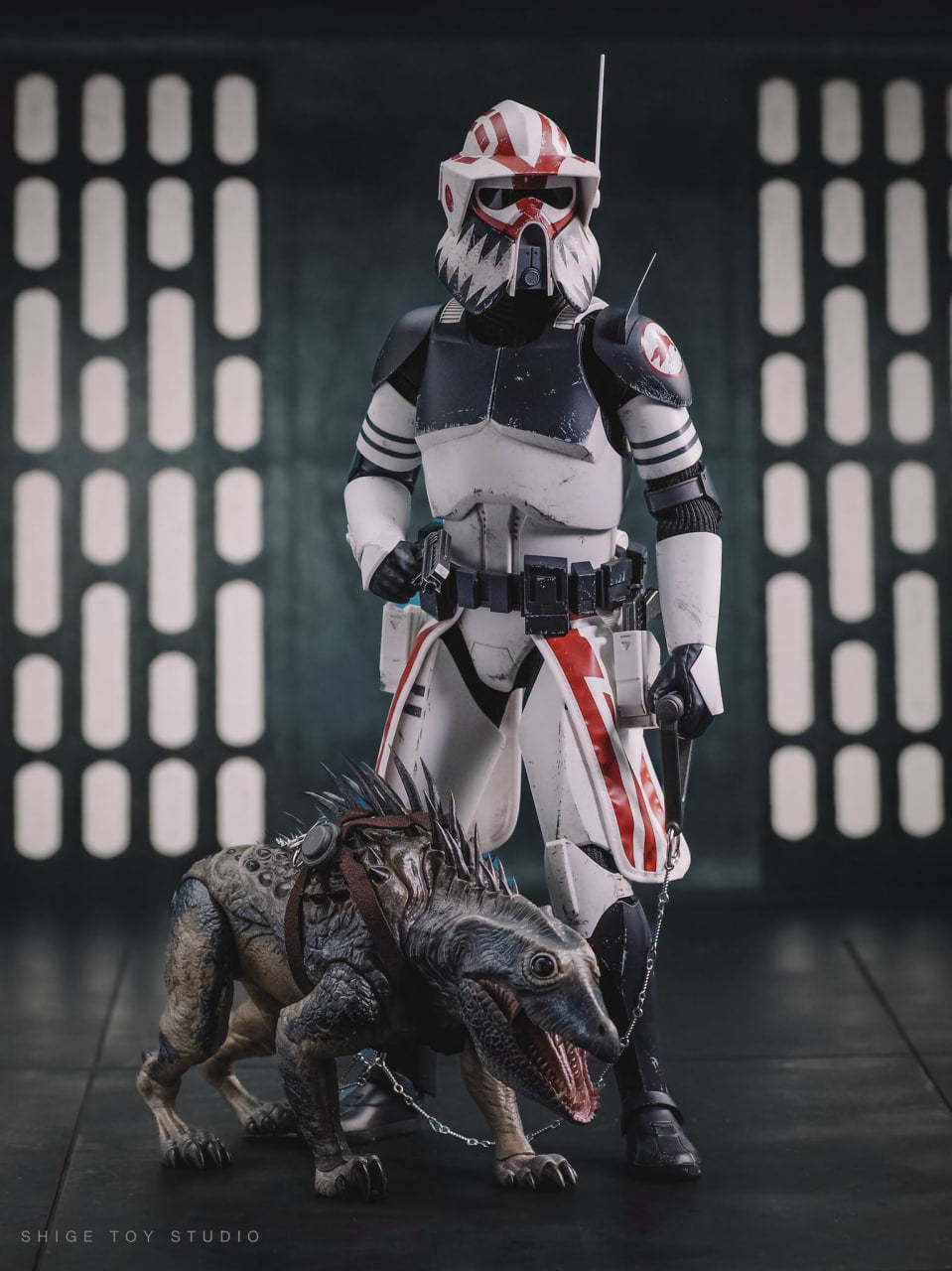 READY🔥Hot Toys TMS167 Star Wars: The Clone Wars - Sergeant Hound 1/6th Scale Collectible Figure