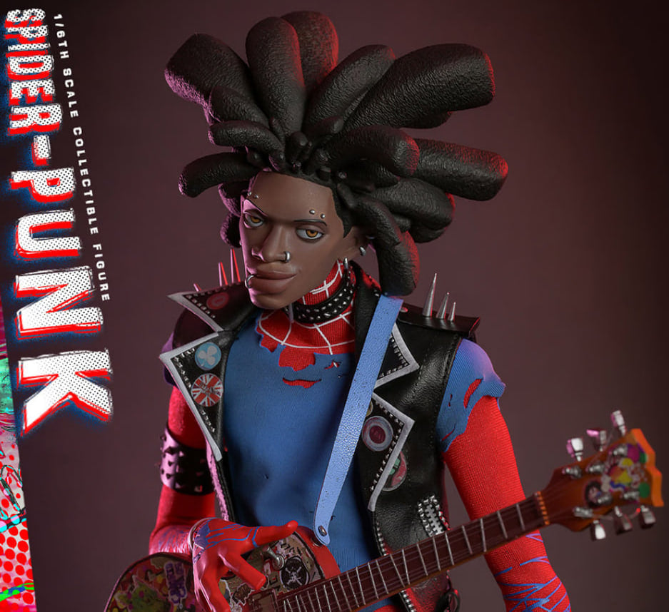 READY🔥Hot Toys MMS726 Spiderman Across the Spider Verse Spider Punk 1/6 Scale Collectible Figure Standard Version