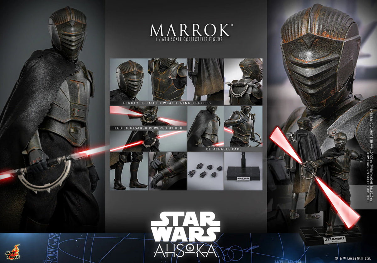 READY🔥Hot Toys TMS117 Star Wars Ahsoka Marrok 1/6 Scale Collectible Figure