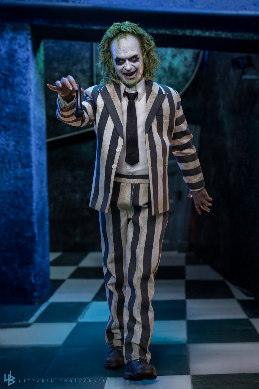 READY🔥Hot Toys MMS767 Beetlejuice 1/6th scale Beetlejuice Collectible Figure