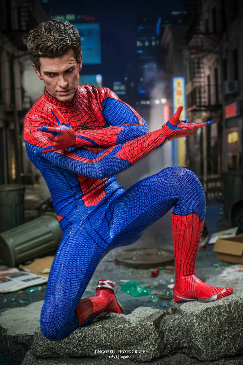 READY🔥Hot Toys MMS771B The Amazing Spider-Man 1/6th Scale The Amazing Spider-Man Collectible Figure (Special Edition) & Collector edition
