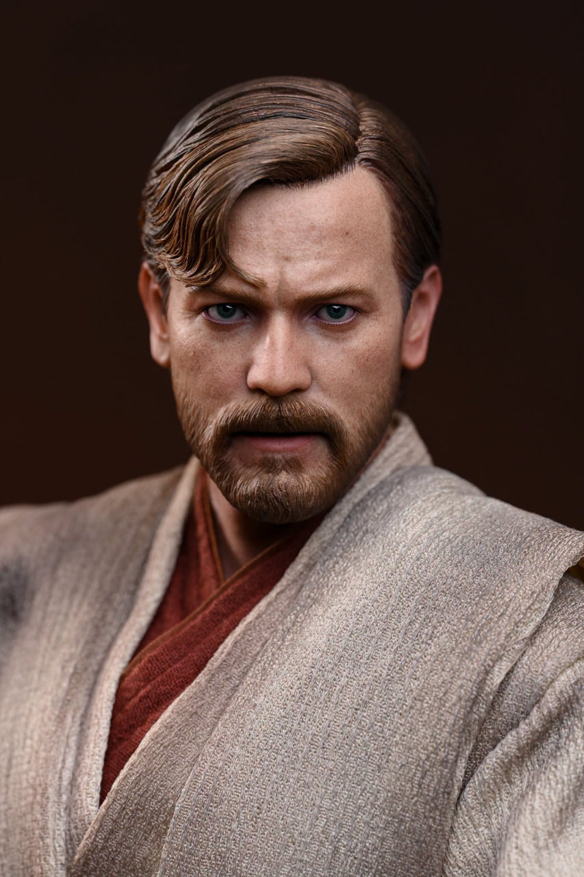 READY🔥Hot Toys MMS843 Star Wars: Revenge Of The Sith - Obi-Wan Kenobi (Mustafar) 1/6th Scale Collectible Figure