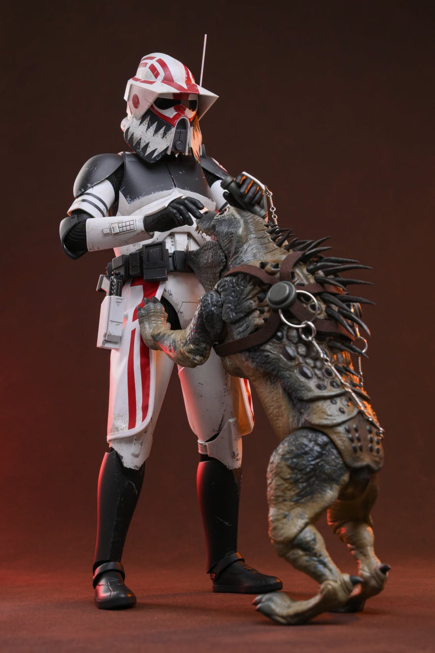 READY🔥Hot Toys TMS167 Star Wars: The Clone Wars - Sergeant Hound 1/6th Scale Collectible Figure