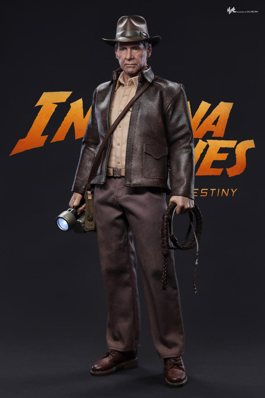 READY🔥Hot Toys MMS716 Indiana Jones and the Dial of Destiny – Indiana Jones 1/6 Scale Collectible Figure
