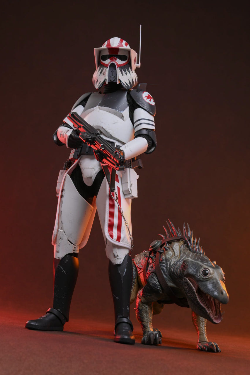 READY🔥Hot Toys TMS167 Star Wars: The Clone Wars - Sergeant Hound 1/6th Scale Collectible Figure