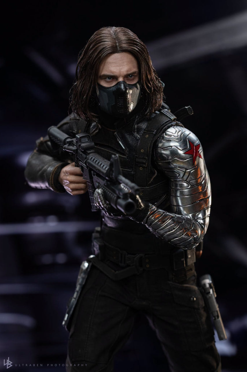 READY🔥Hot Toys MMS790AEB Captain America: The Winter Soldier 1/6 Winter Soldier (Artisan Edition) (Special Edition)