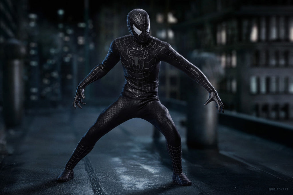 READY🔥Hot Toys MMS728B Spider-Man 3 Spiderman (Black Suit) (Deluxe Version) Special Edition 1/6th Scale Collectible Figure