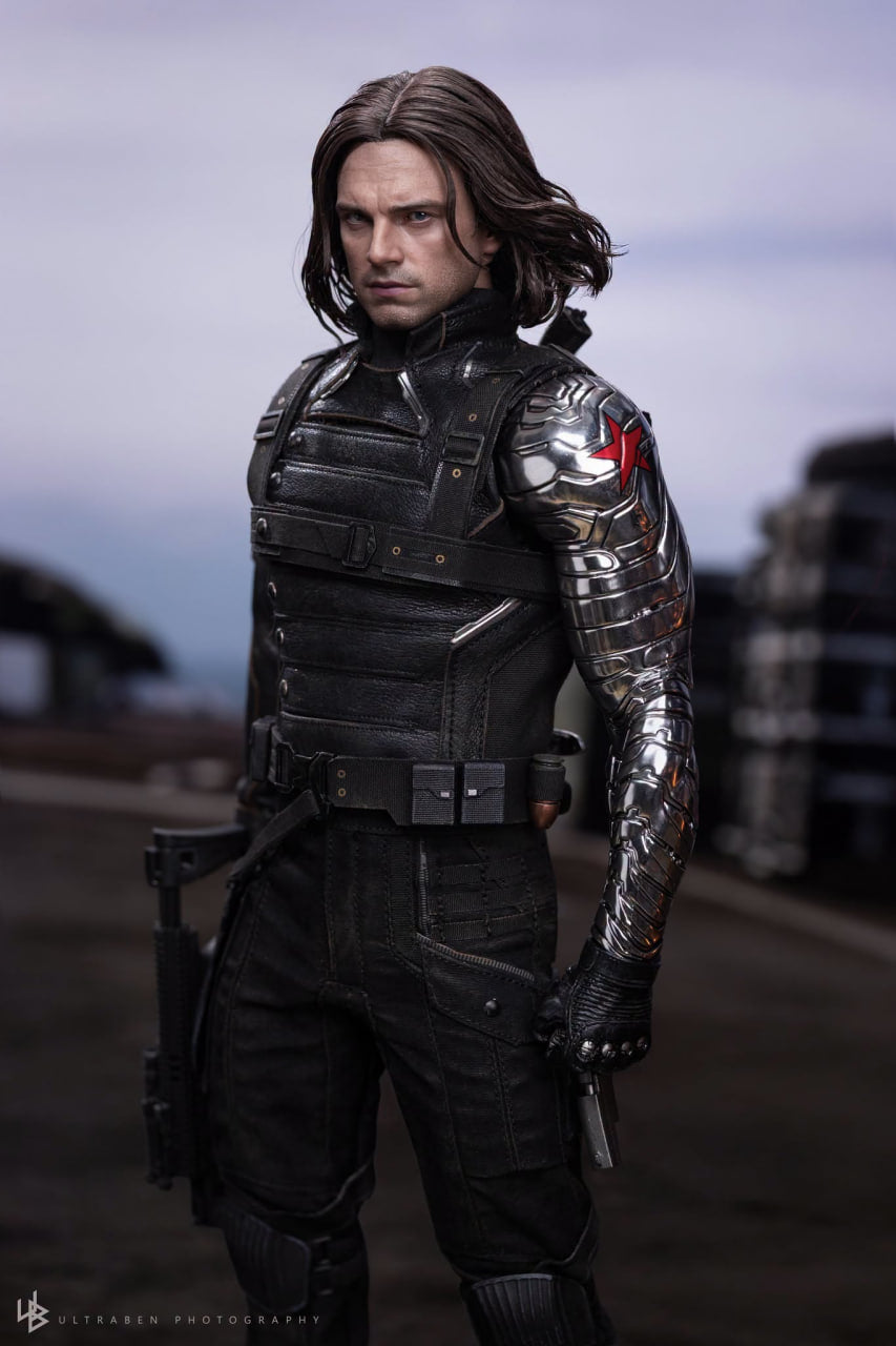 READY🔥Hot Toys MMS790AEB Captain America: The Winter Soldier 1/6 Winter Soldier (Artisan Edition) (Special Edition)