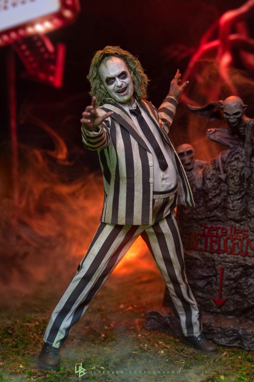 READY🔥Hot Toys MMS767 Beetlejuice 1/6th scale Beetlejuice Collectible Figure