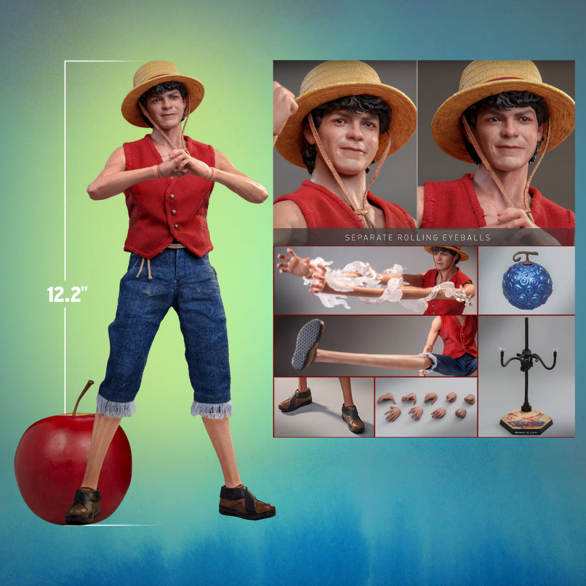 READY🔥Hot Toys TMS109 One Piece Monkey D. Luffy Collectible 1/6th Scale Figure