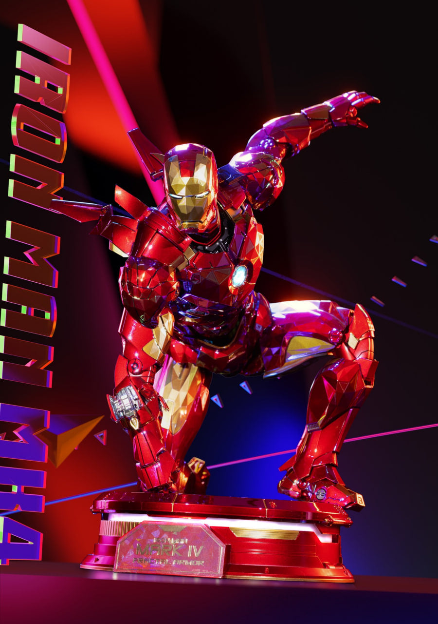 READY🔥Hot Toys MMS792D70 Iron Man 2: 1/6th scale Iron Man Mark IV (Fractal Armor) Collectible Figure Limited Edition [Hot Toys Exclusive]