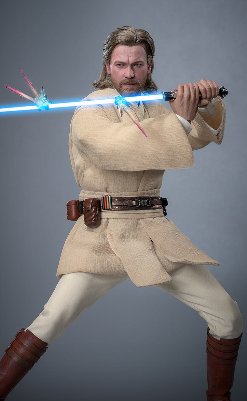 Preorder🔥Hot Toys MMS809AE Star Wars: Attack Of The Clones 1/6th scale Obi-Wan Kenobi Collectible Figure (Artisan Edition) [Hot Toys Exclusive]