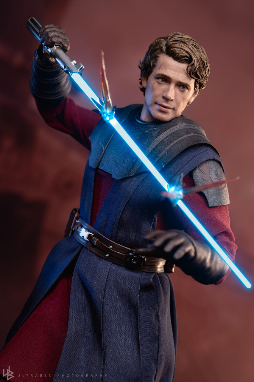 READY🔥Hot Toys TMS129 Star Wars Ahsoka Anakin Skywalker Clone Wars 1/6 Scale Collectible Figure