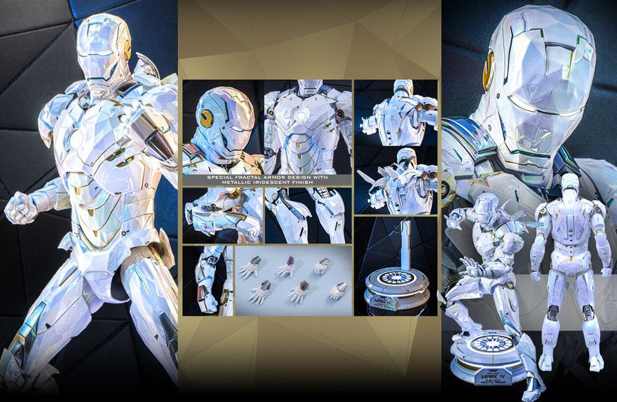 READY🔥Hot Toys MMS830D76 Iron Man 2 1/6th scale Iron Man Mark IV (Sub-Zero Fractal Armor) Collectible Figure [Hot Toys Exclusive]