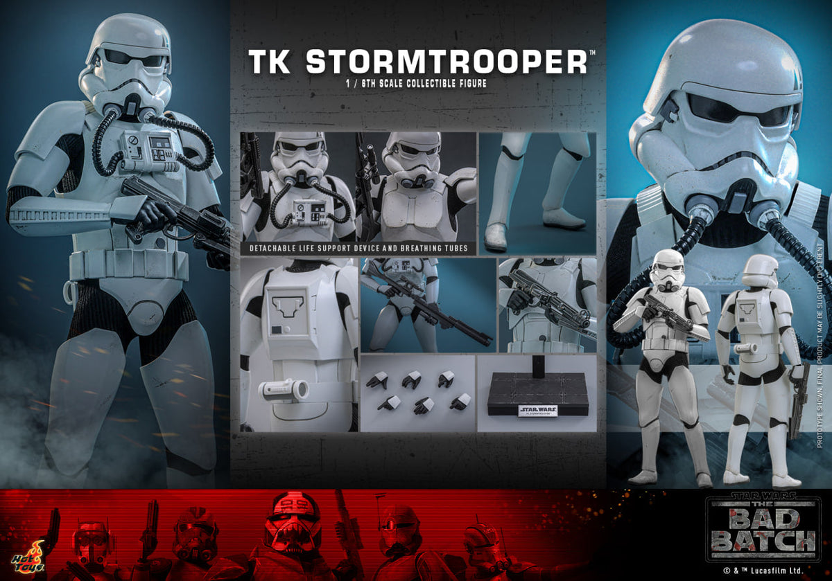 Preorder🔥Hot Toys TMS175 Star Wars: The Bad Batch TK Stormtrooper 1/6th scale Collectible Figure