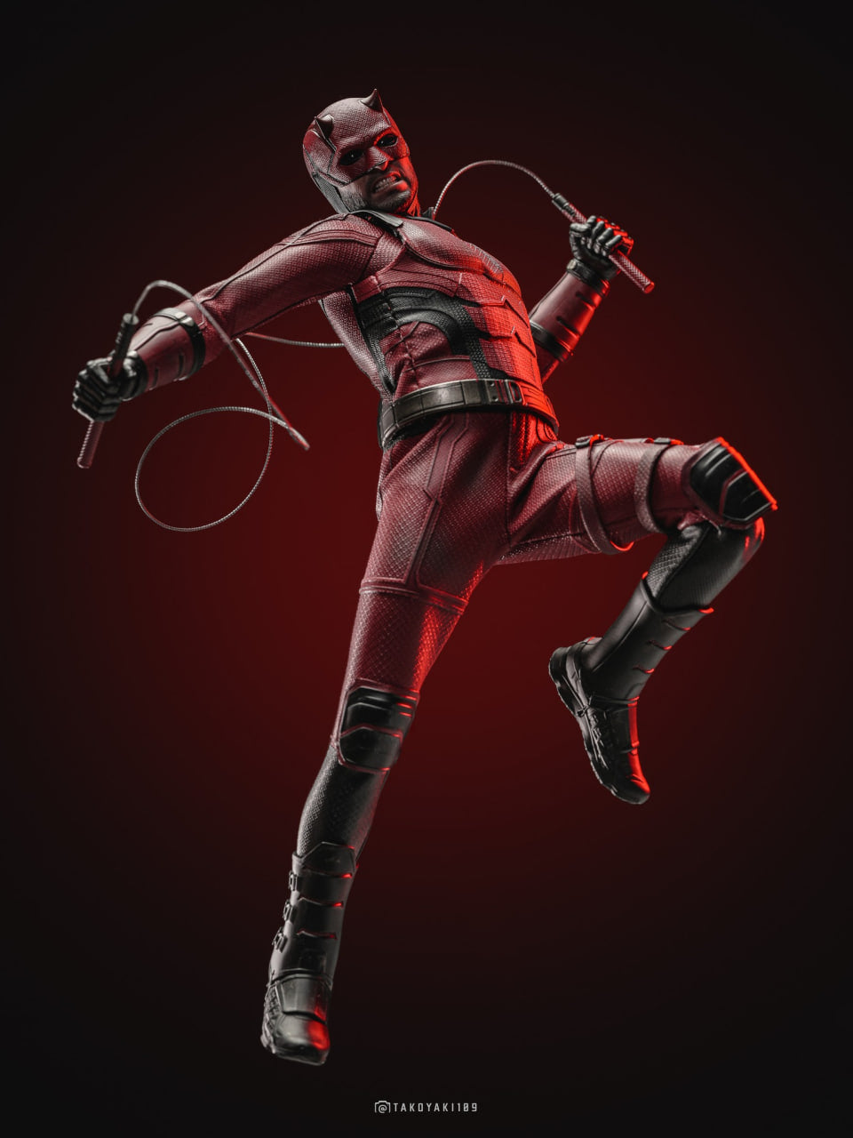 READY🔥Hot Toys TMS154 Daredevil: Born Again 1/6th Scale Daredevil Collectible Figure
