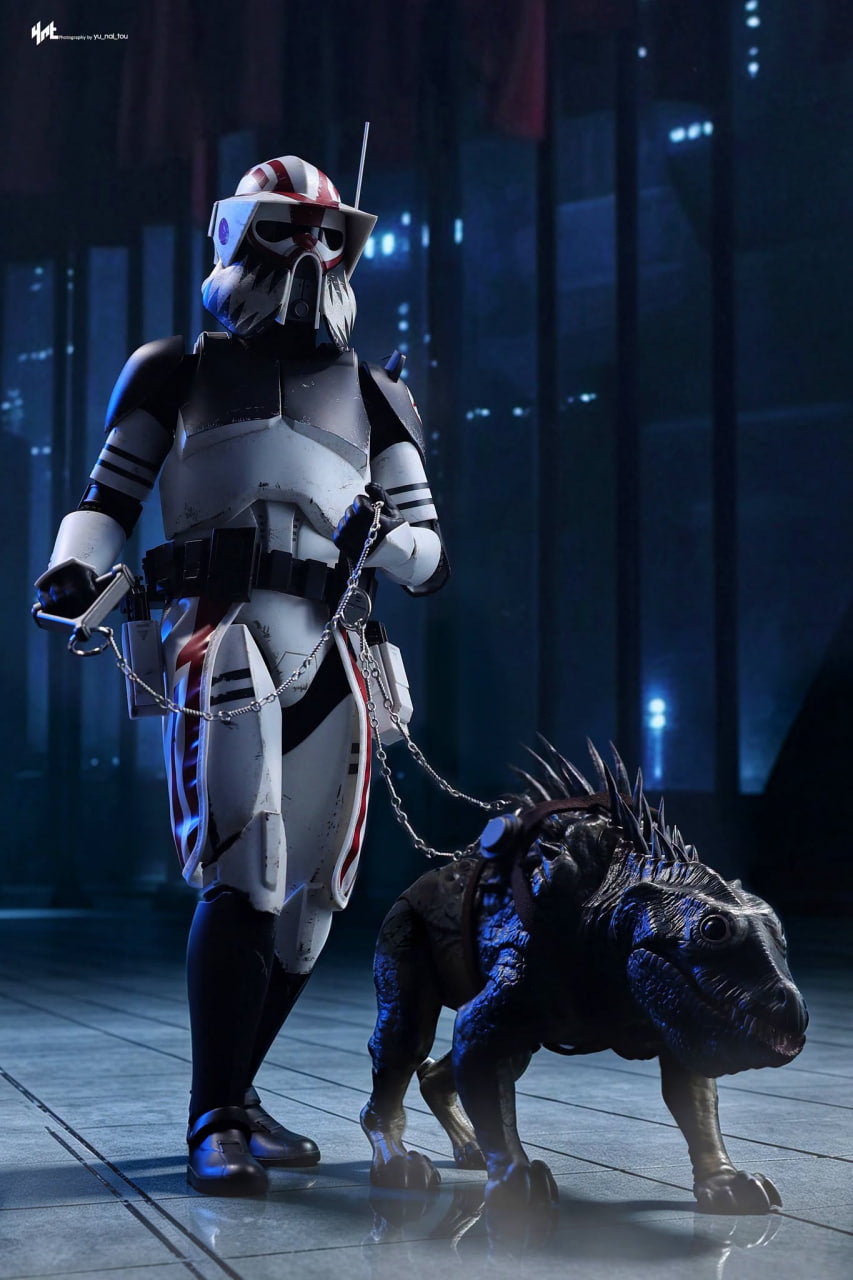 READY🔥Hot Toys TMS167 Star Wars: The Clone Wars - Sergeant Hound 1/6th Scale Collectible Figure