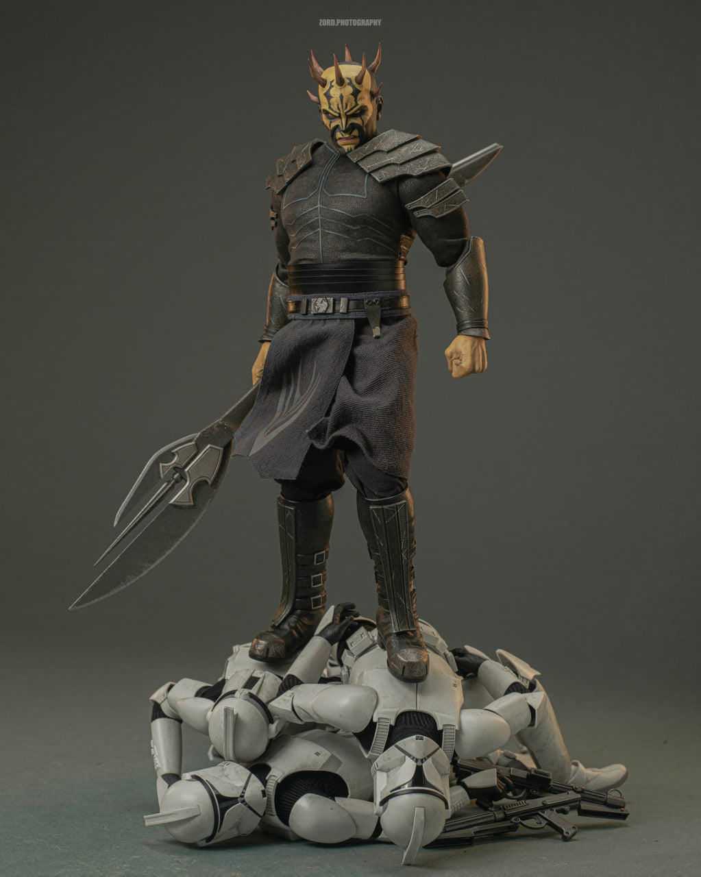 READY🔥Hot Toys TMS136 Star Wars The Clone Wars Savage Opress 1/6 Scale Collectible Figure