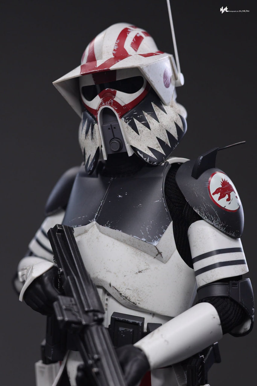 READY🔥Hot Toys TMS167 Star Wars: The Clone Wars - Sergeant Hound 1/6th Scale Collectible Figure