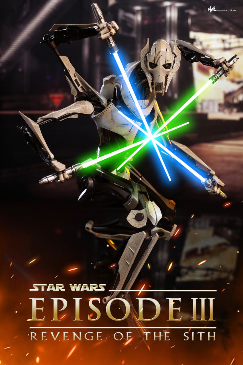READY🔥Hot Toys MMS760D67B Star Wars Episode III Revenge of the Sith General Grievous 1/6 Scale Collectible Figure Special Edition