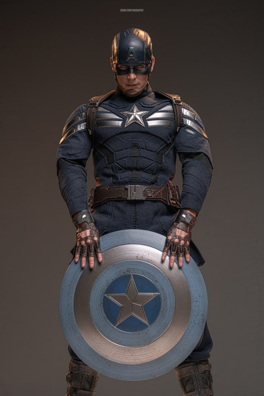 READY🔥Hot Toys MMS783 Captain America: The Winter Soldier 1/6th scale Captain America (Stealth S.T.R.I.K.E. Suit) 2.0 Collectible Figure