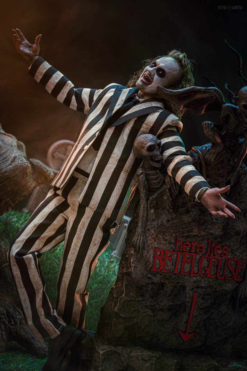 READY🔥Hot Toys MMS767 Beetlejuice 1/6th scale Beetlejuice Collectible Figure