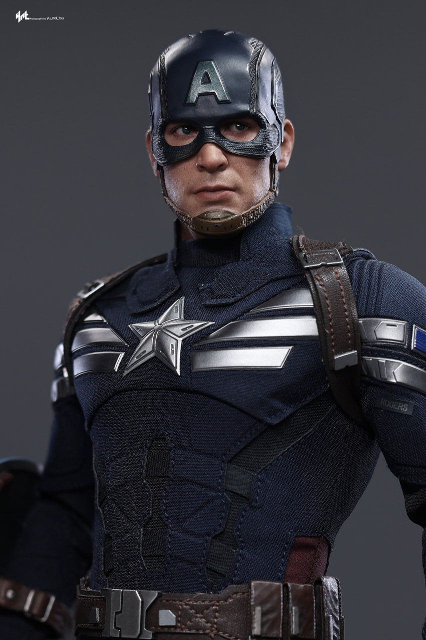READY🔥Hot Toys MMS783 Captain America: The Winter Soldier 1/6th scale Captain America (Stealth S.T.R.I.K.E. Suit) 2.0 Collectible Figure