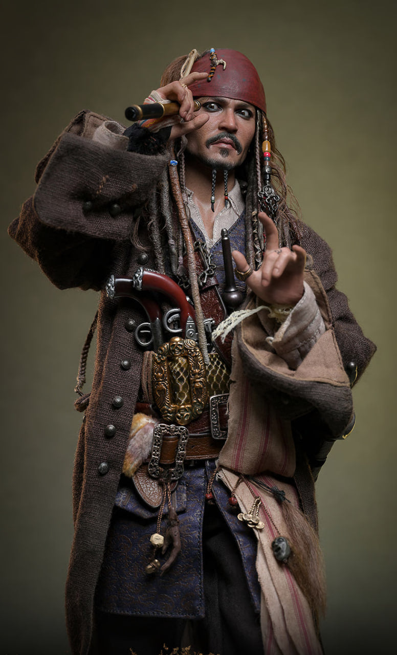 READY🔥Hot Toys DX38 PIRATES OF THE CARIBBEAN 1/6 JACK SPARROW DELUXE Version