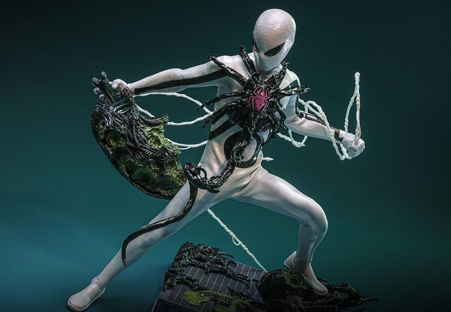 READY🔥Hot Toys CMS027 Aliens Vs. Avengers 1/6th scale Miles Morales (Aliens Vs. Avengers Suit) Collectible Figure [Hot Toys Exclusive]