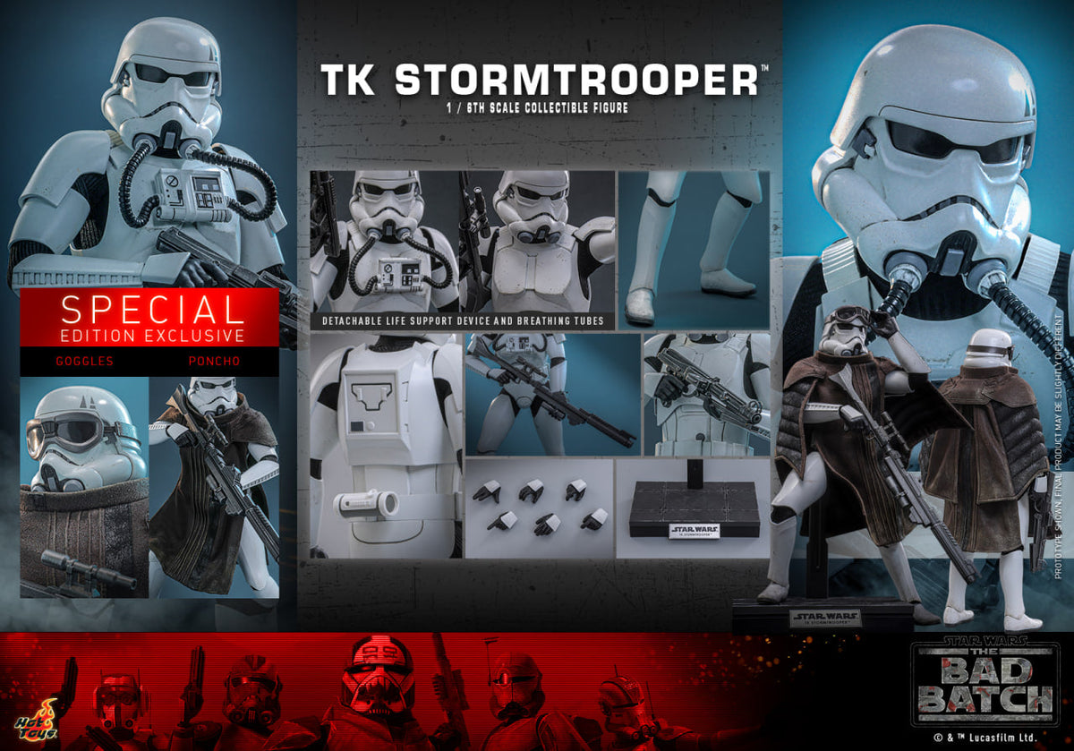 Preorder🔥Hot Toys TMS175B Star Wars: The Bad Batch TK Stormtrooper 1/6th scale Special Edition
