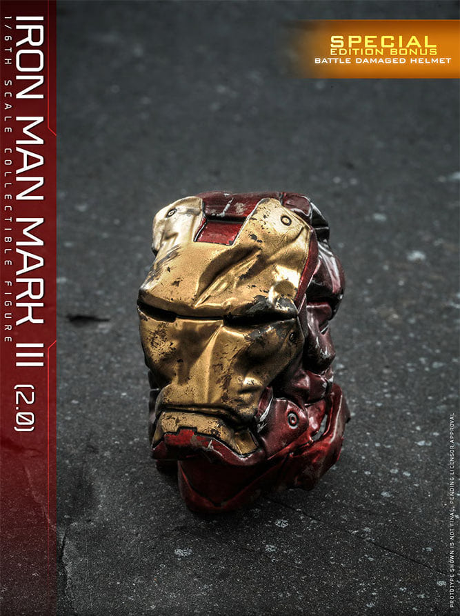 READY🔥Hot Toys MMS664D48B Ironman Mark 3 (2.0) 1/6 Scale Collectible Figure Special Edition with Bonus Part