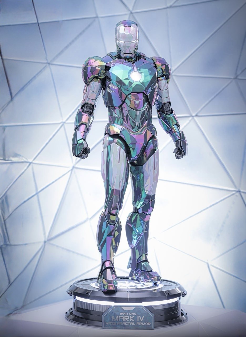 READY🔥Hot Toys MMS855D79 Iron Man 2 Iron Man Mark IV (Haze Fractal Armor) 1/6th scale Collectible Figure [Hot Toys Exclusive]