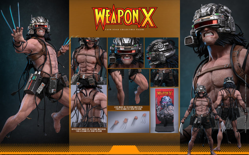 Preorder🔥Hot Toys CMS034 Marvel Comics Weapon X 1/6th scale Collectible Figure