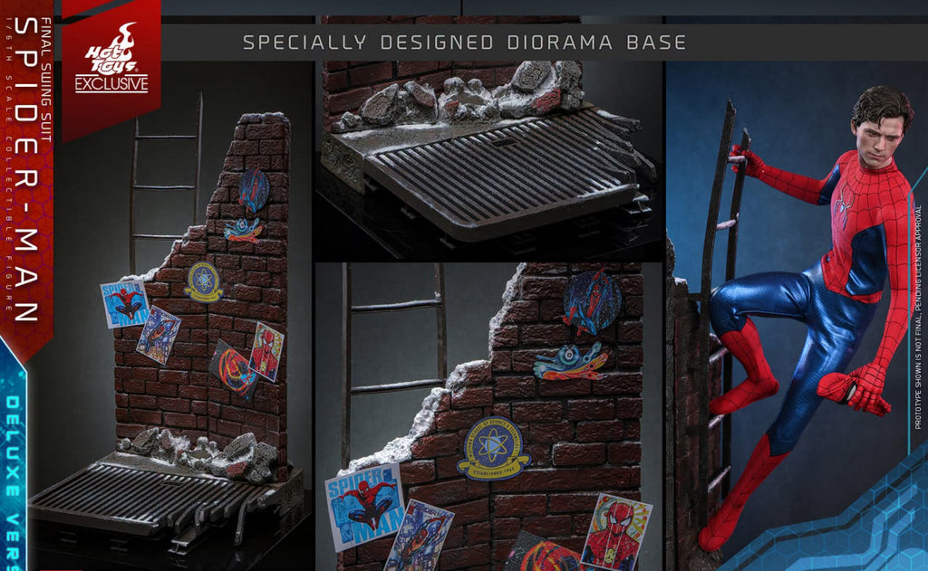 Preorder🔥Hot Toys MMS922 Spider-Man: No Way Home - Spider-Man (Final Swing Suit) (Deluxe Version) [Hot Toys Exclusive]