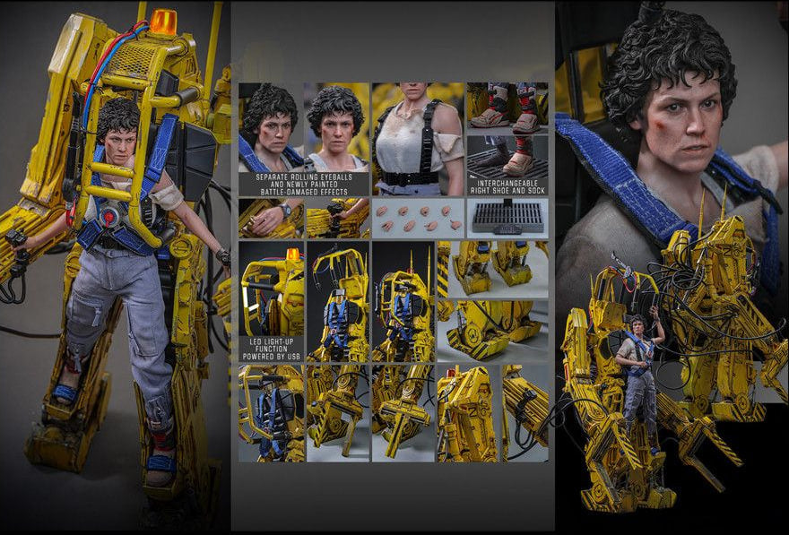 Preorder🔥Hot Toys MMS923 Aliens Ellen Ripley and Power Loader 1/6th scale Collectible Set