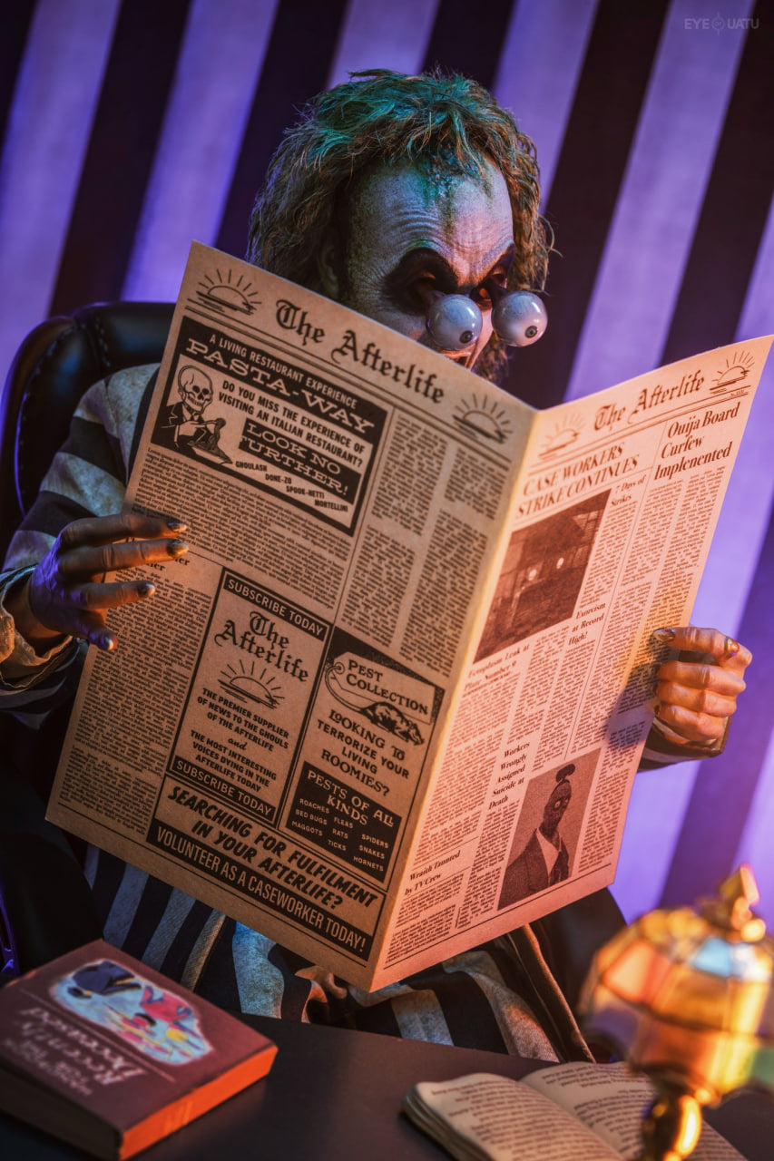 READY🔥Hot Toys MMS767 Beetlejuice 1/6th scale Beetlejuice Collectible Figure
