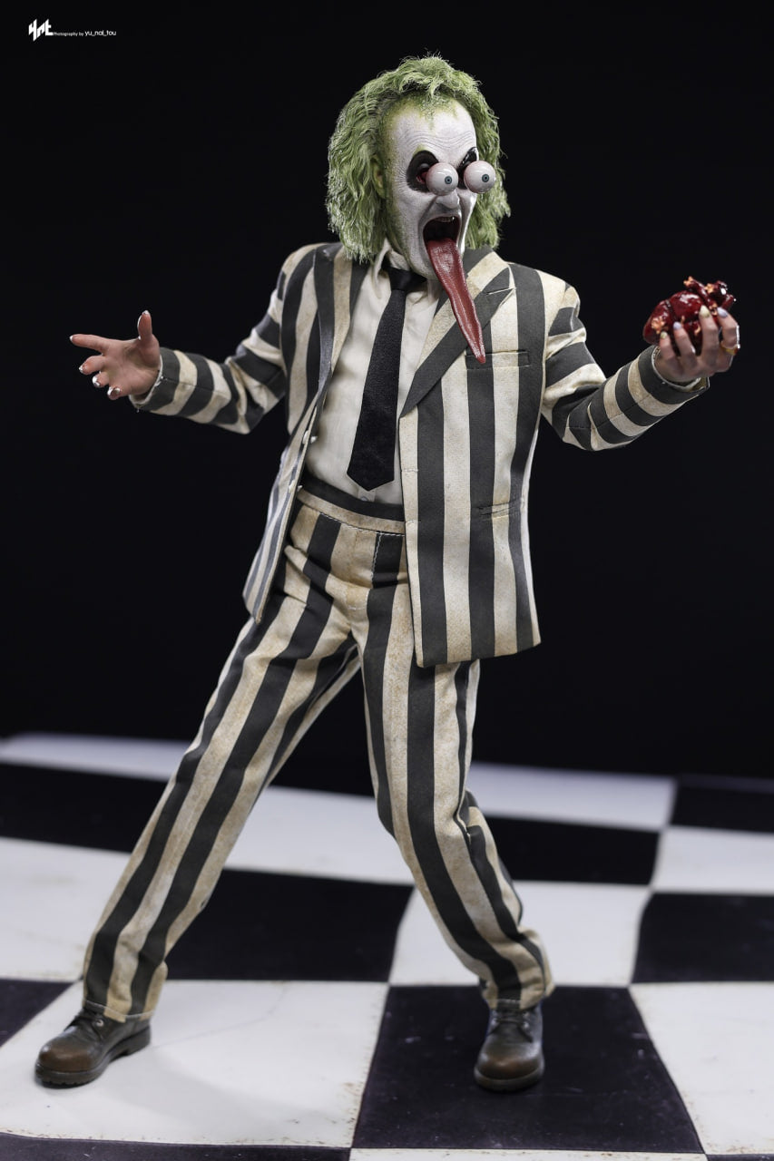 READY🔥Hot Toys MMS767 Beetlejuice 1/6th scale Beetlejuice Collectible Figure