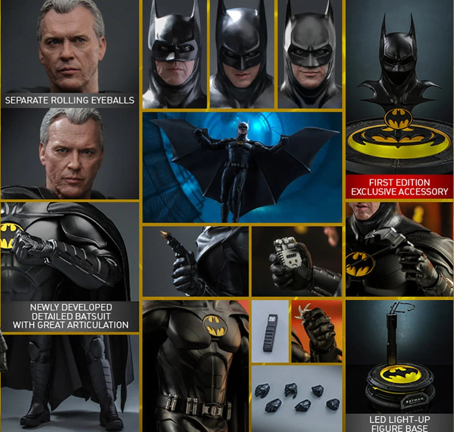 READY🔥Hot Toys MMS712 The Flash – Batman (Modern Suit) 1:6th Scale Collectible Figure
