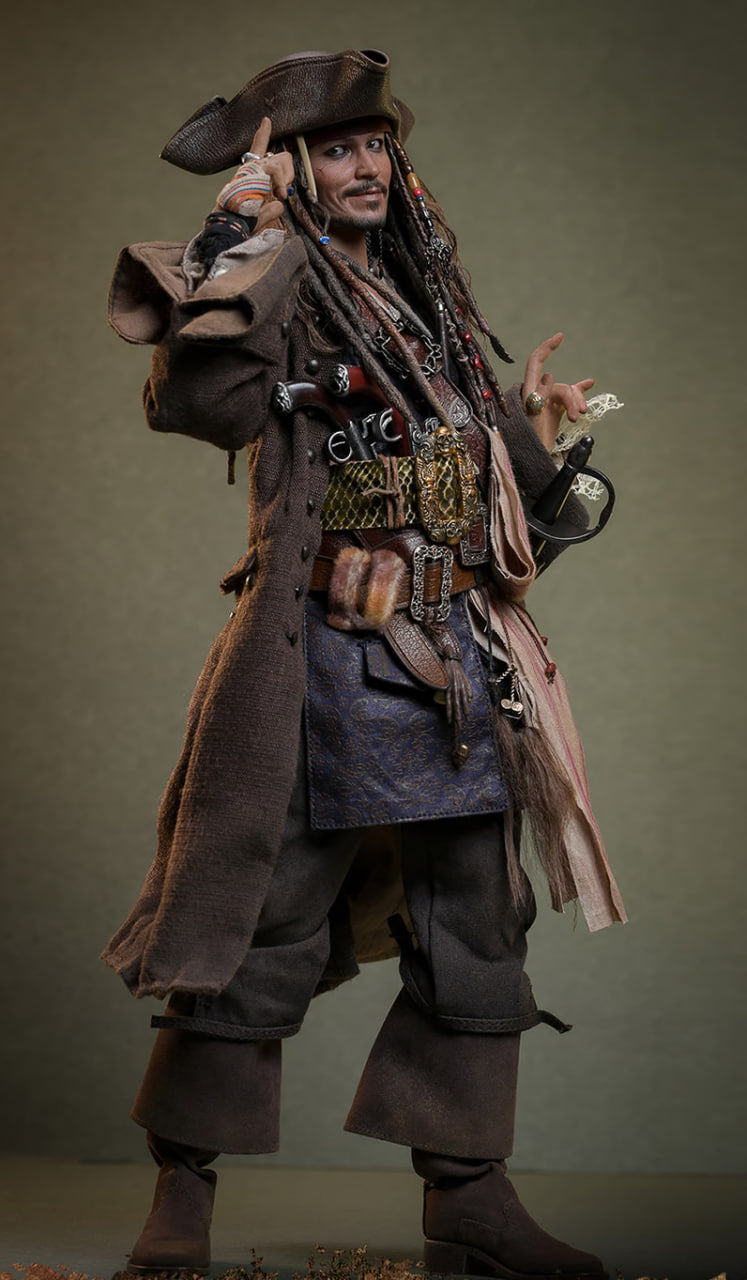 READY🔥Hot Toys DX37 PIRATES OF THE CARIBBEAN: Dead Men Tell No Tales 1/6 JACK SPARROW