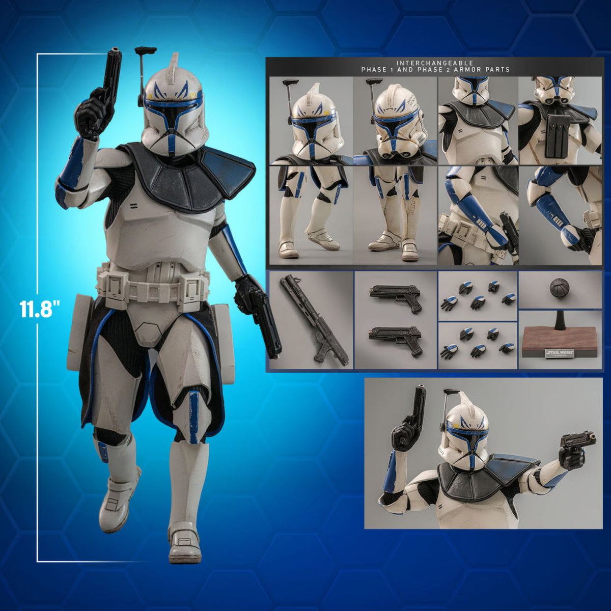 READY🔥Hot Toys TMS119 Star Wars Ahsoka Captain Rex 1/6 Scale Collectible Figure