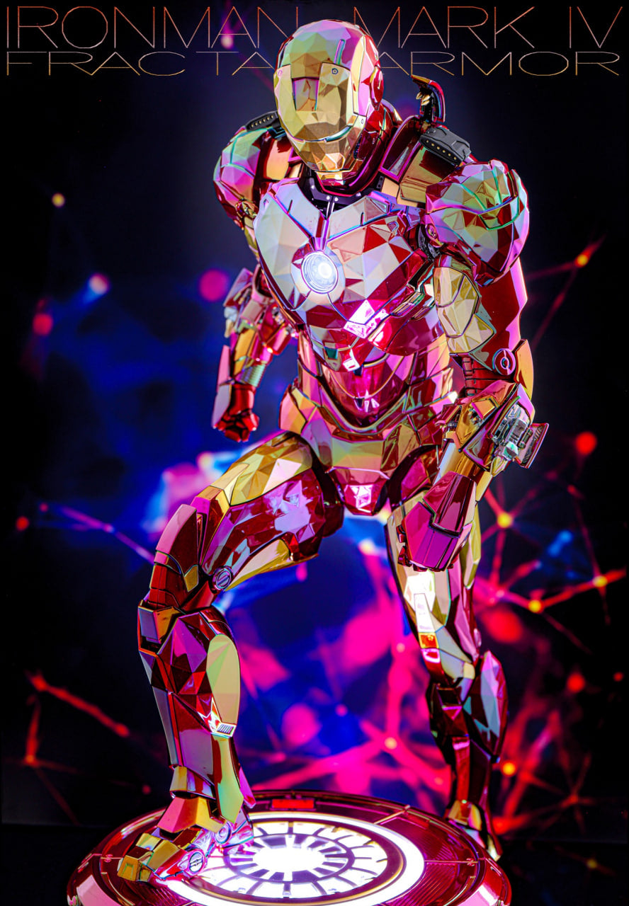READY🔥Hot Toys MMS792D70 Iron Man 2: 1/6th scale Iron Man Mark IV (Fractal Armor) Collectible Figure Limited Edition [Hot Toys Exclusive]