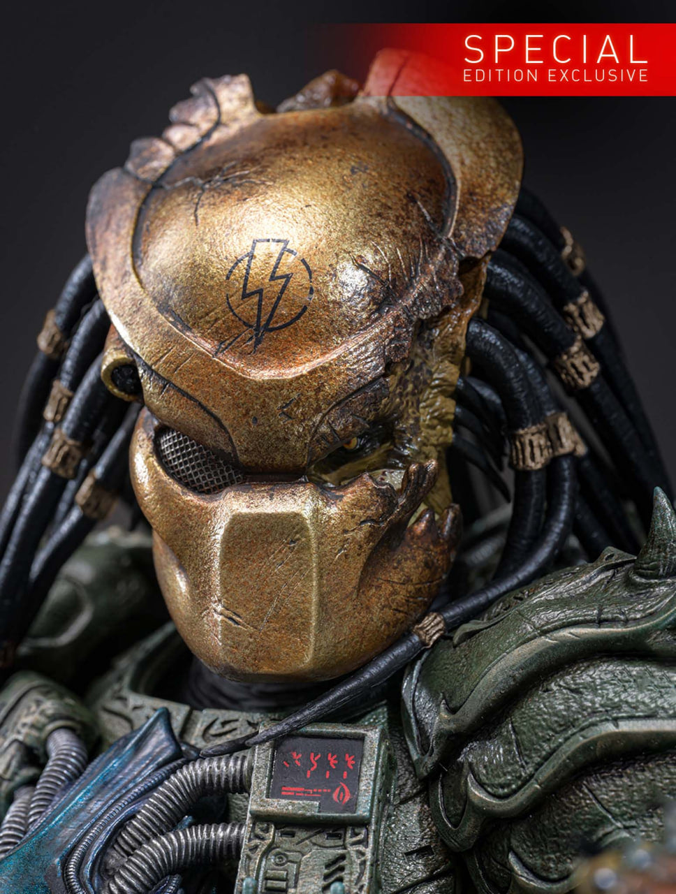 Preorder🔥Hot Toys CMS029B Predator 1/6th scale Broken Tusk Predator Collectible Figure (Special Edition)