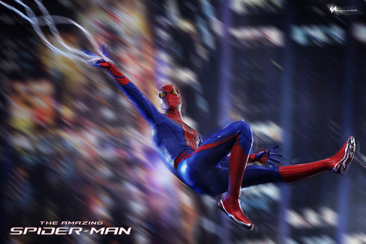 READY🔥Hot Toys MMS771B The Amazing Spider-Man 1/6th Scale The Amazing Spider-Man Collectible Figure (Special Edition) & Collector edition