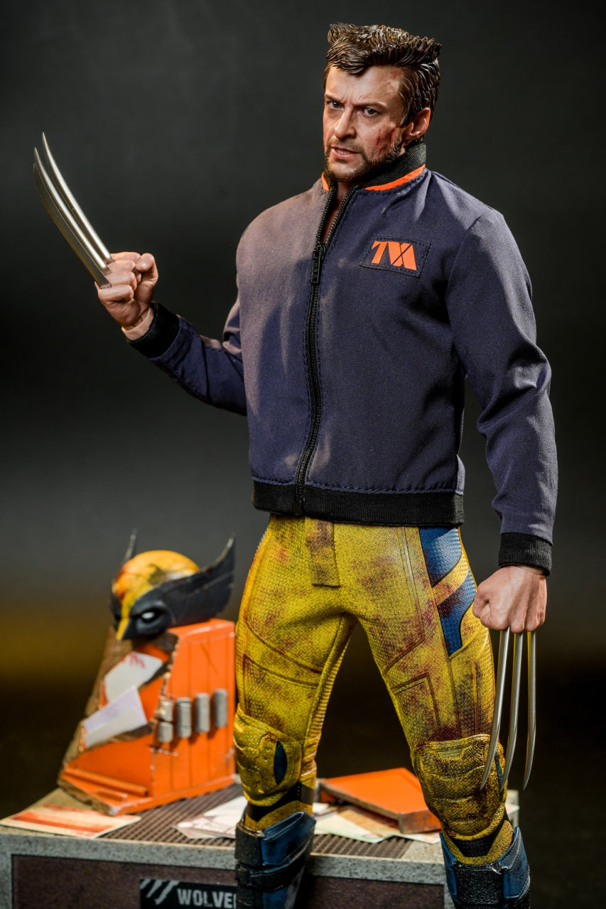 READY🔥Hot Toys MMS756 Marvel Deadpool and Wolverine Wolverine (Jacket Version) 1/6 Scale Collectible Figure