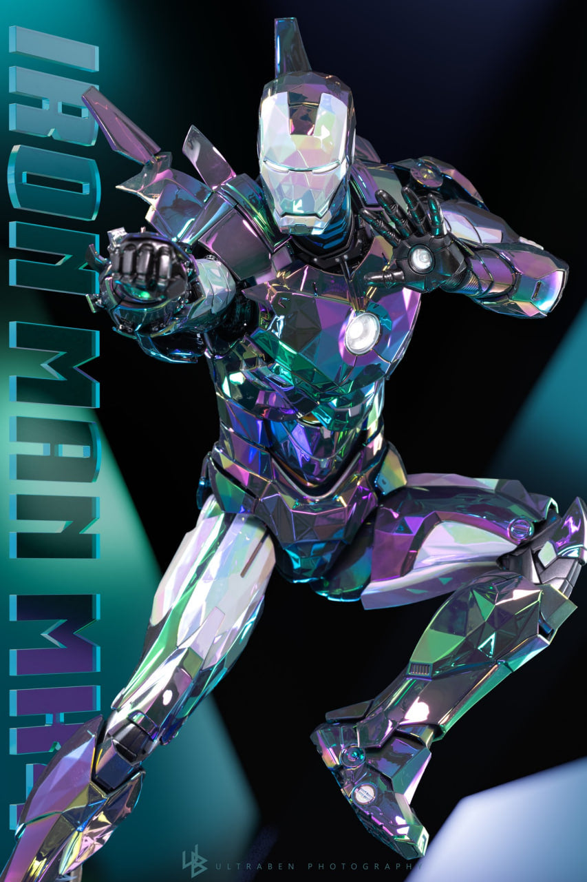 READY🔥Hot Toys MMS855D79 Iron Man 2 Iron Man Mark IV (Haze Fractal Armor) 1/6th scale Collectible Figure [Hot Toys Exclusive]
