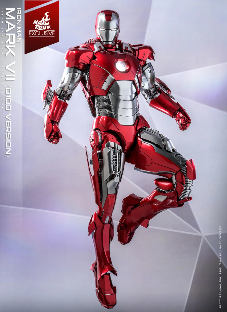 READY🔥Hot Toys MMS696D54 DISNEY 100 1/6 IRON MAN MARK VII D100 VERSION