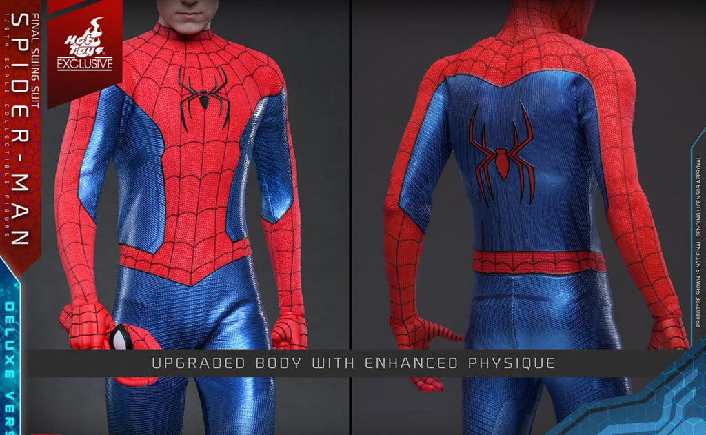 Preorder🔥Hot Toys MMS922 Spider-Man: No Way Home - Spider-Man (Final Swing Suit) (Deluxe Version) [Hot Toys Exclusive]