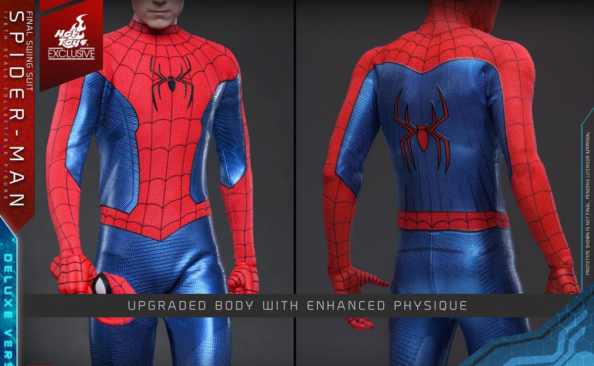 Preorder🔥Hot Toys MMS922 Spider-Man: No Way Home - Spider-Man (Final Swing Suit) (Deluxe Version) [Hot Toys Exclusive]